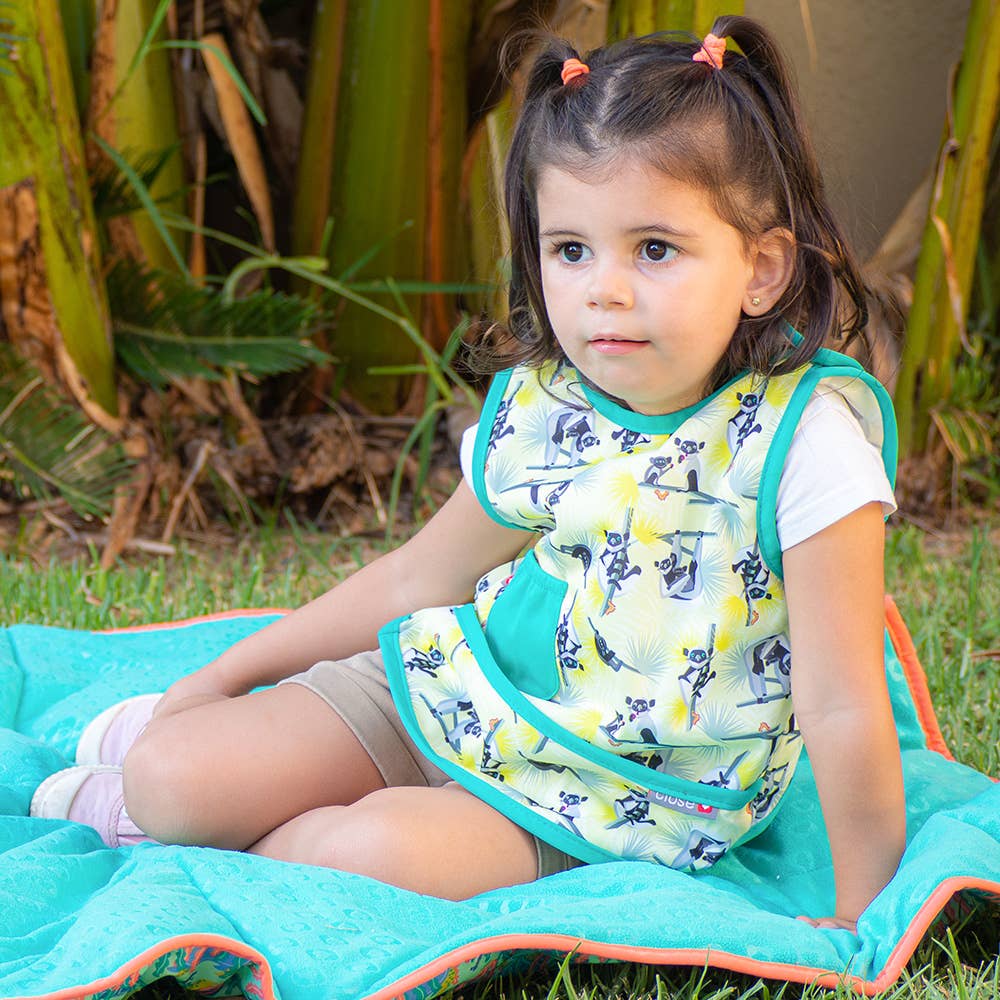 Close - Vente Bavoir - bébés - Bavoir tablier sans manches Pop-in étanche Close pour la diversification alimentaire12