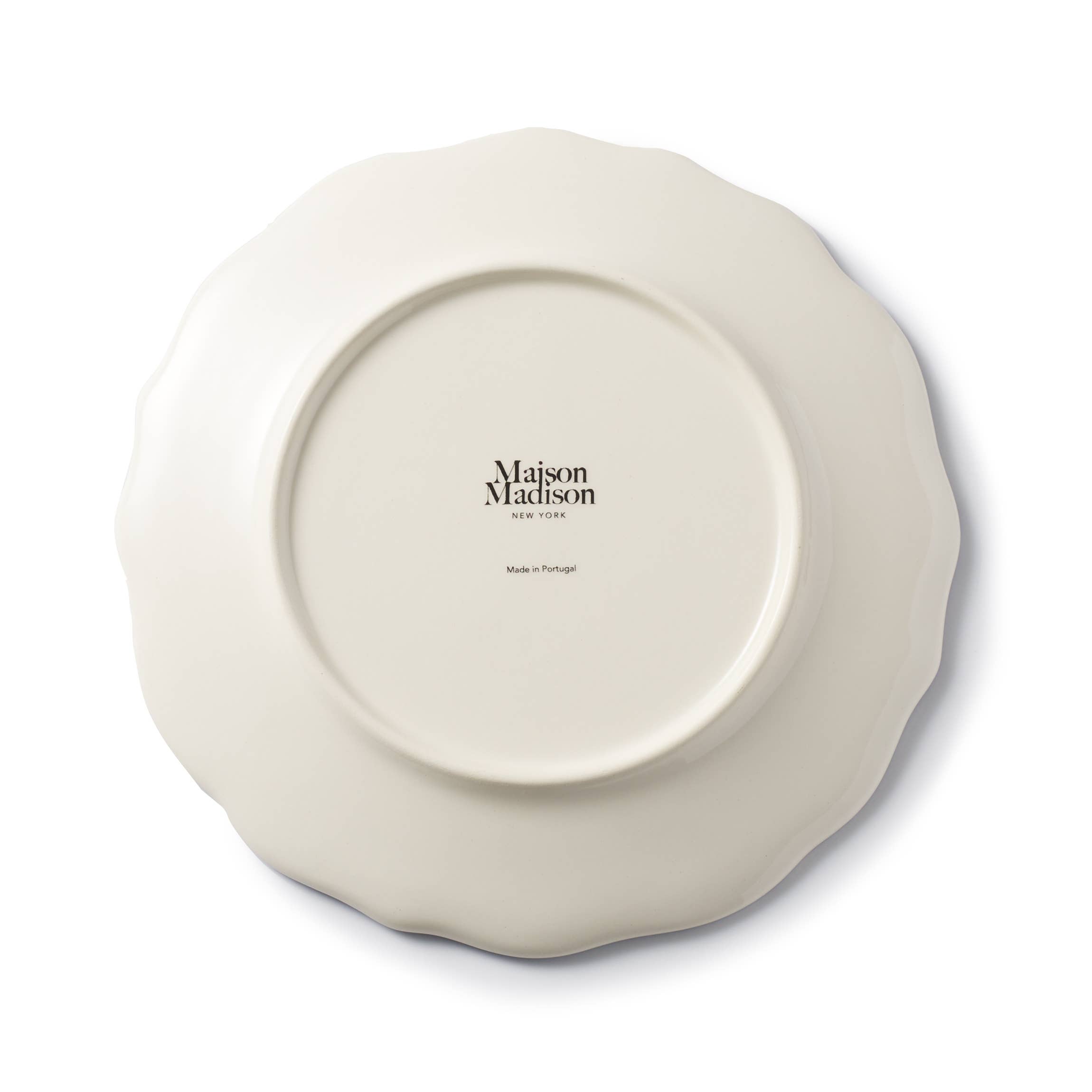 Maison Madison Home - Wholesale Dinner Plate - Riviera Hand-Painted Dessert Plate 9"4