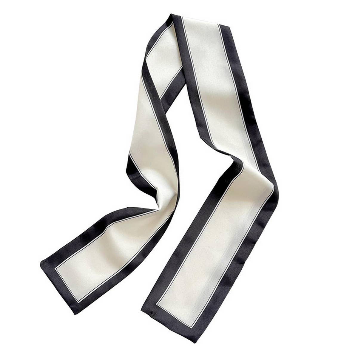 ACCITY - Wholesale Scarf - Women's - Long Thin Ribbon Scarf – Ponytail, Neck, or Purse_CWASC07269