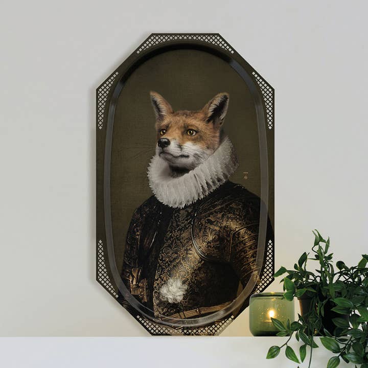 Ellipses tray - LE RENARD for wholesale by Ibride