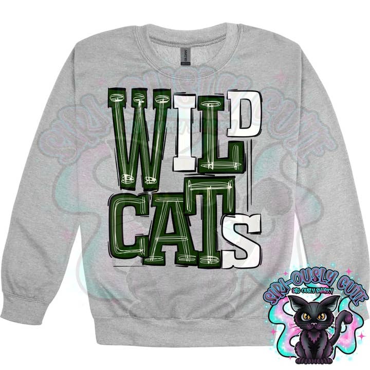 Sporty Wildcats - Green White for wholesale by Siri-Ously Cute
