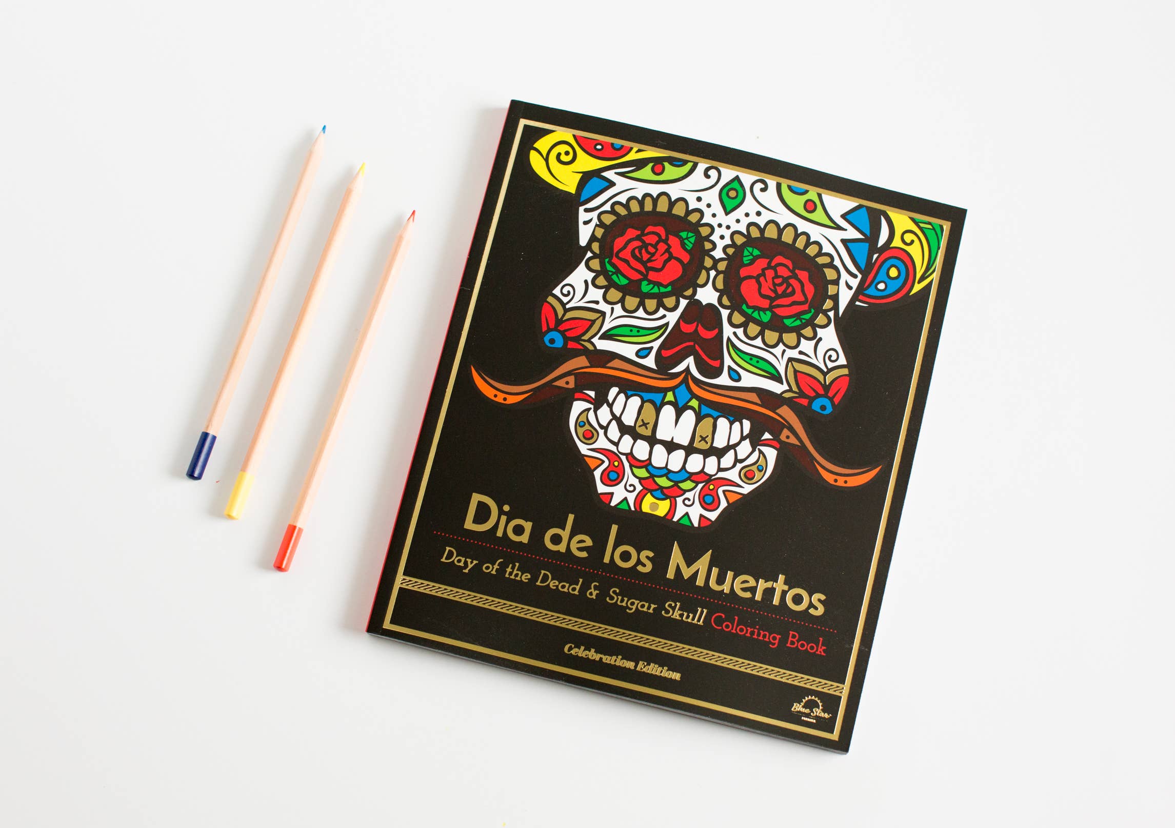 Blue Star Press - Wholesale Coloring & Activity Book - Adult - Dia De Los Muertos: Coloring Book Day of the Dead Halloween1
