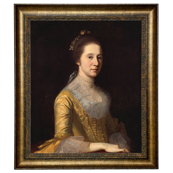 Portrait of Margaret Strachan Vintage Painting Print for wholesale by Madison Bay Co. - Historical Home Decor Reproductions