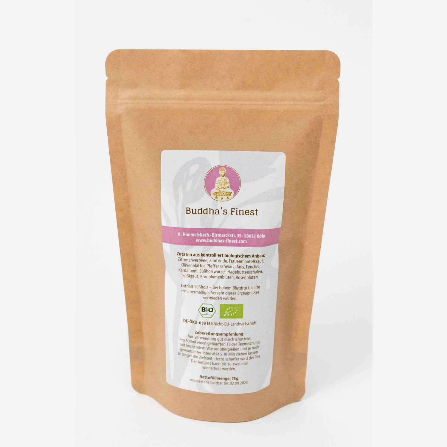 Buddha's Finest – wholesale Health/detox tea – Organic herbal tea Vata Ruhepol, loose tea1