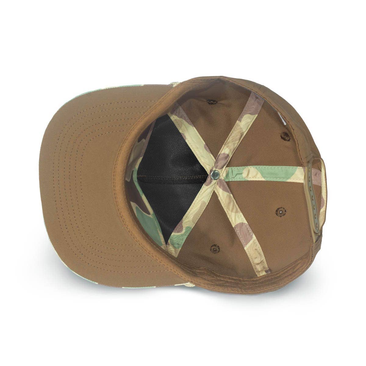 Wild Bills Blanks - Wholesale Flat Brim Cap - Unisex - RIVER | Saddle & Camo1