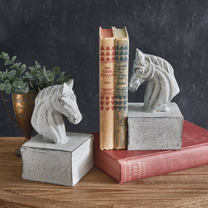 Roman Horse Bookends for wholesale by CTW Home Collection