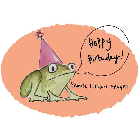 Hanxmade – wholesale Födelsedagskort – Grattis på födelsedagen - om du glömde!1