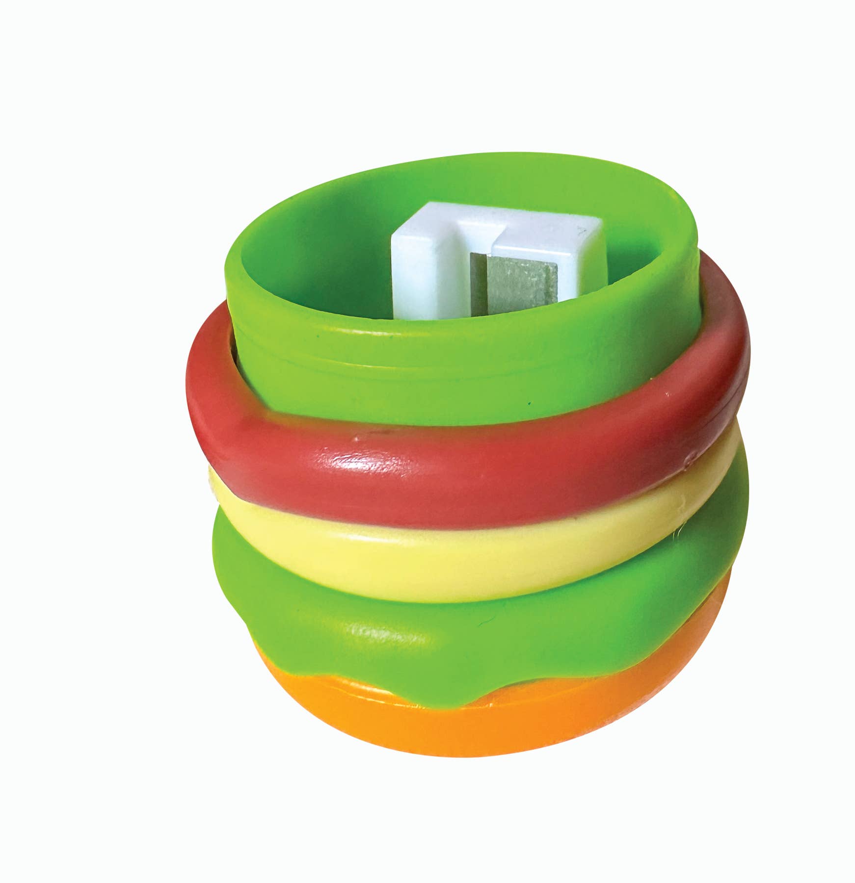 Geddes - Wholesale Pencil Sharpener - HAMBURGER SHARPENER/ERASER  24/BOX3