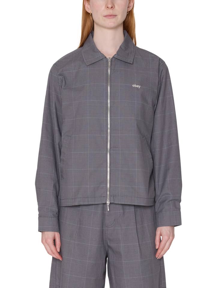 OLIVIA PLAID JACKET for wholesale by OBEY Clothing