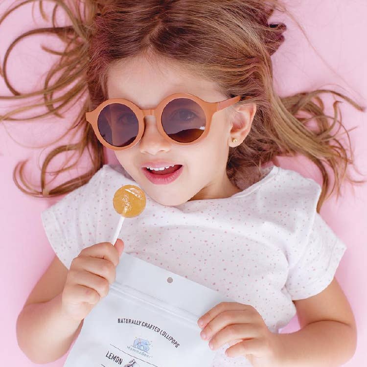 MommaBear Organics - Wholesale Lollipop - Organic Lemon Ginger Lollipops with Raw Wildflower Honey3