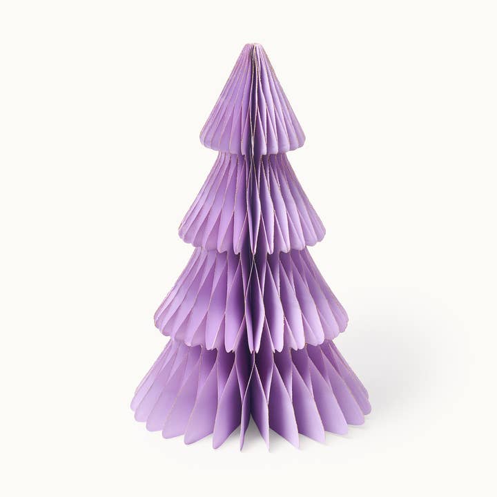Árbol de Navidad de Papel Lavanda 35cm para venta al por mayor de by Vivi.