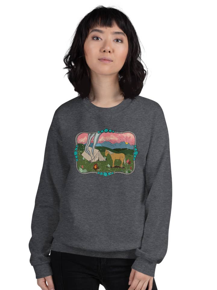 The Weary Kind Crewneck for wholesale by Wild Prairie Outpost