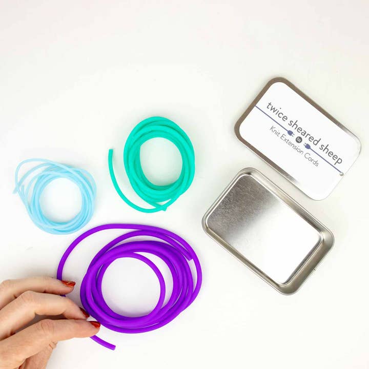 Twice Sheared Sheep - Wholesale Knitting/Crochet Supplies - Knit Extension Cords - Stitch Holder Cords