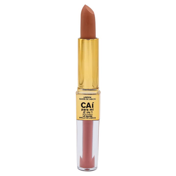 2-in-1 Lipstick and Lipgloss - Bare it all for wholesale by CAI COSMETICS