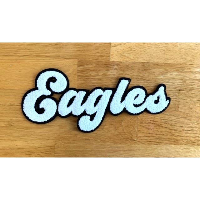 SHY Designs, LLC - Wholesale Patch - School Mascot Chenille Patches - Patch with Adhesive3