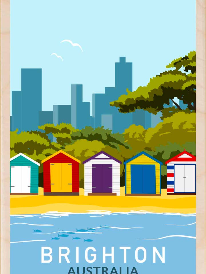 Australie - Souvenirs écologiques pour la vente par THE WOODEN POSTCARD COMPANY