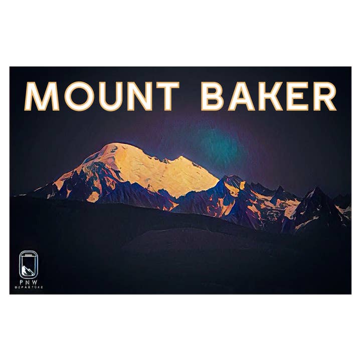 Mount Baker #2 Sticker for wholesale by PNW Departure