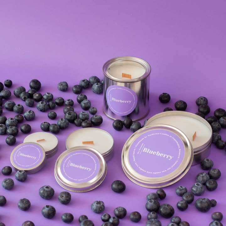 Nordtrice - Wholesale Travel Candles - Mini scented soy candles, Blueberry4