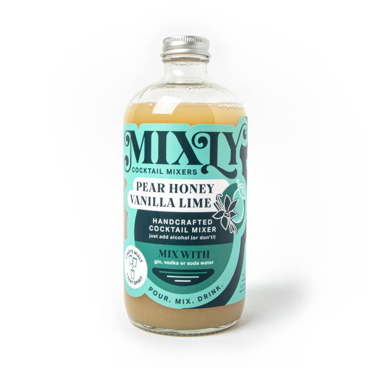 Mixly - Vente Mélange/sirop pour cocktails - Mélangeur de boisson cocktail / mocktail poire miel vanille 16oz5