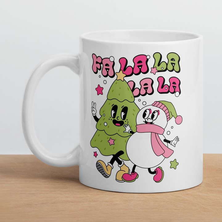 Falalalala Mug for wholesale by Jetpack Mugs