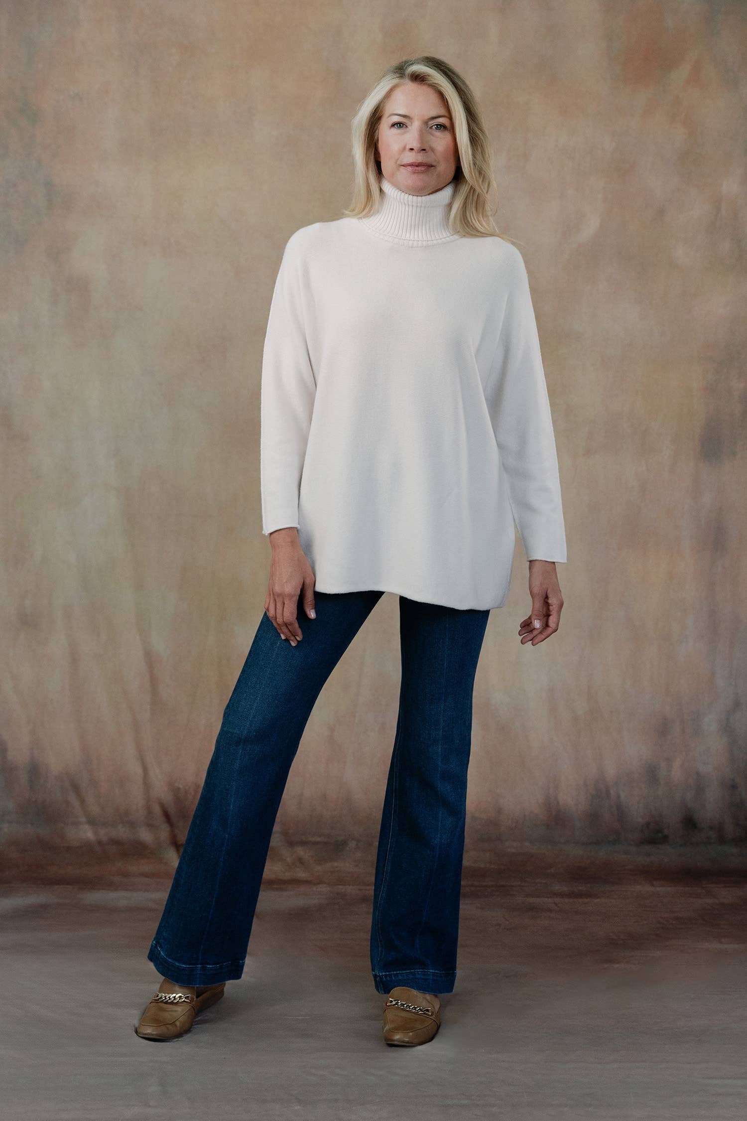 CobbleStone Living - Vendita all'ingrosso Maglione tricot - Donna - Maglione collo alto Clara0