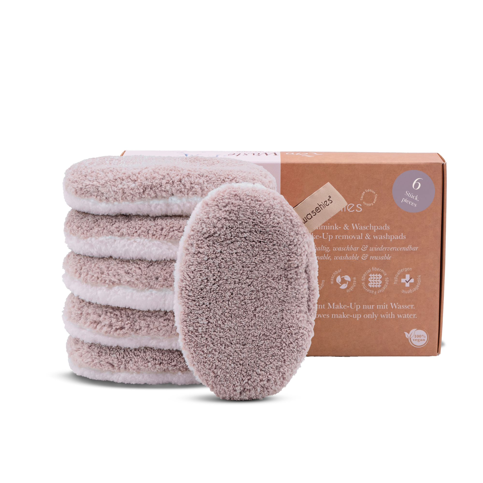 waschies – Engroshandel Makeupfjerner – Washy genanvendelige makeup-fjernere – sæt med 6 stk.8