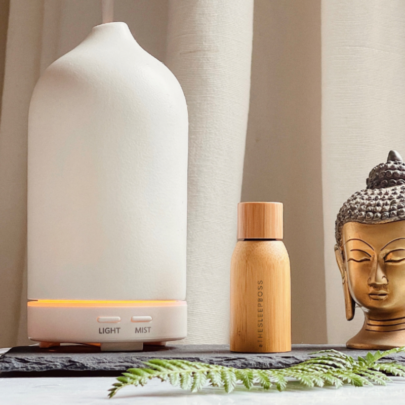 The Sleep Boss – wholesale Electronic diffuser – Ceramic Essential Oil Diffuser White6