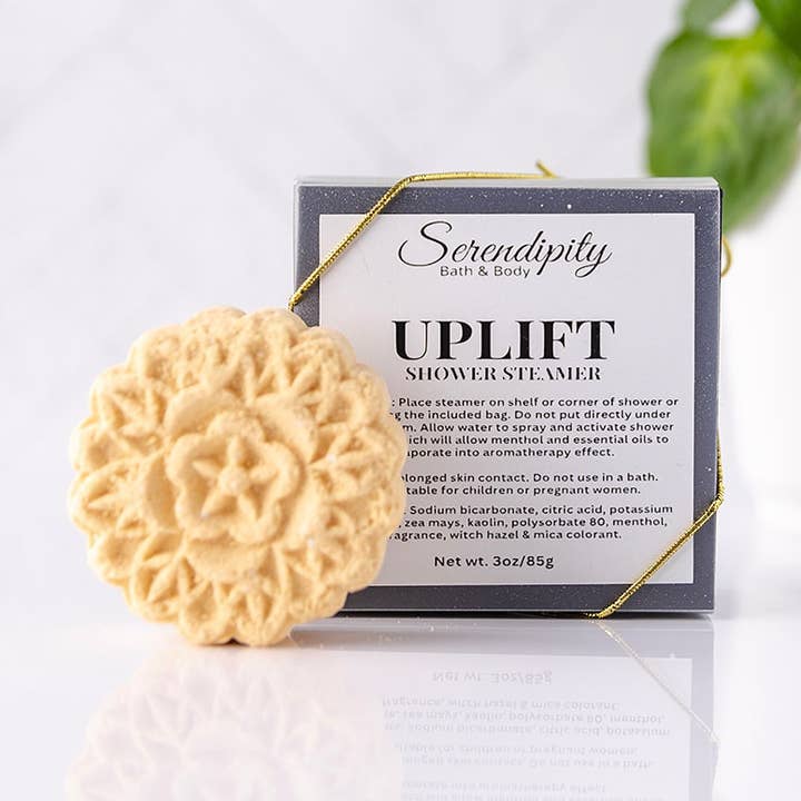 Orange Shower Steamer for wholesale by Serendipity Bath & Body