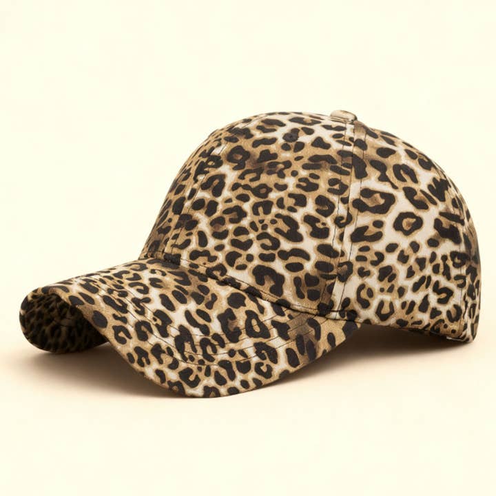 RETRO COOL LEOPARD PRINT BASEBALL CAP_CWAH04759 for wholesale by DOUBLJU