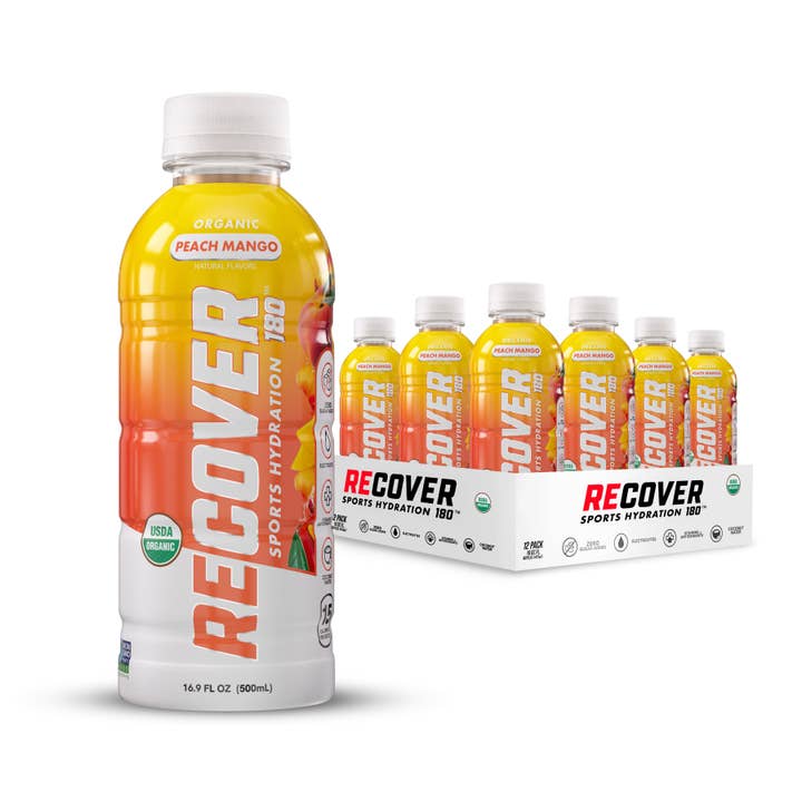 Peach Mango (16.9 oz - Pack of 12) for wholesale by Recover 180