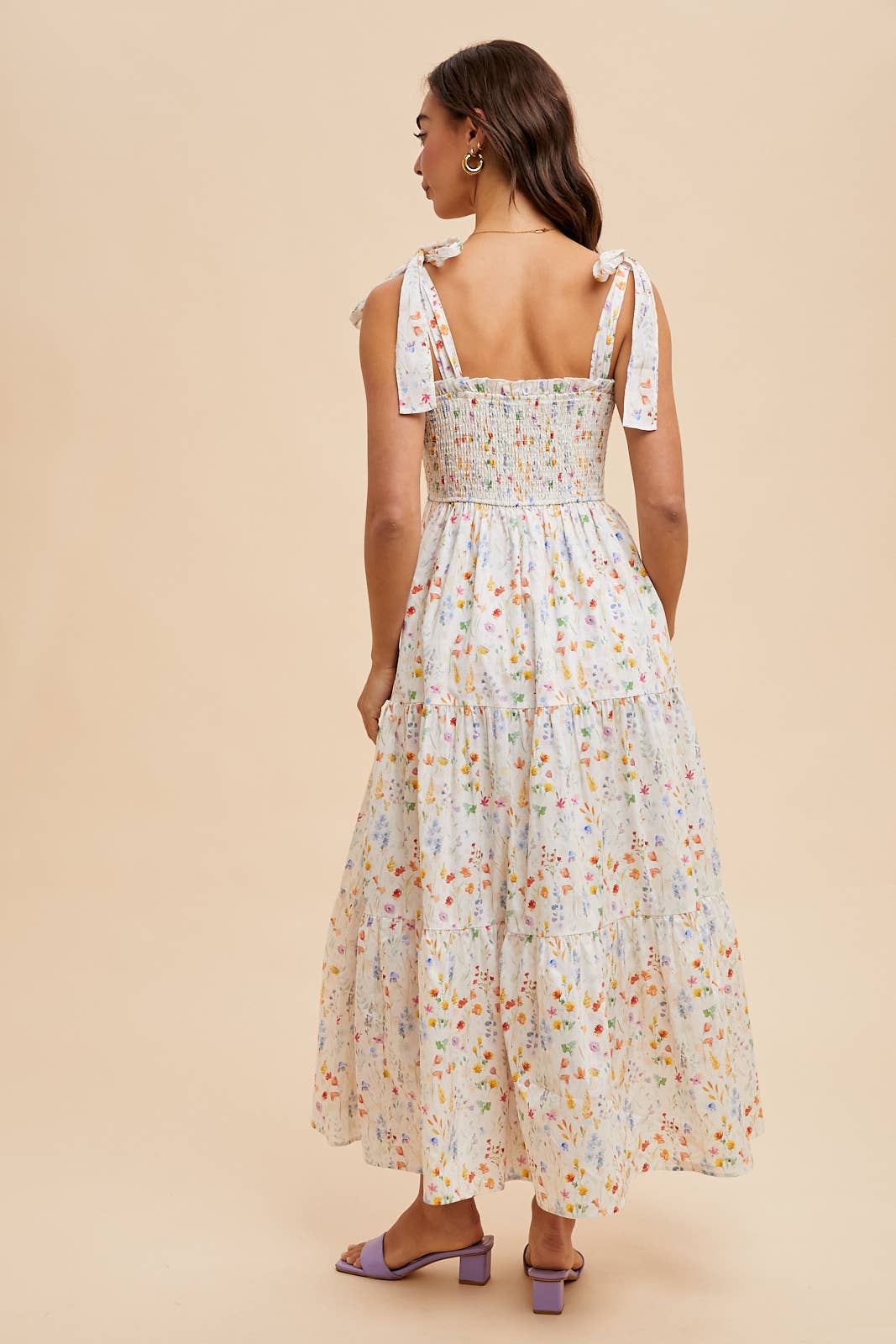 In Loom - Wholesale Jurk - Dames - Maxi-jurk met smockwerk3