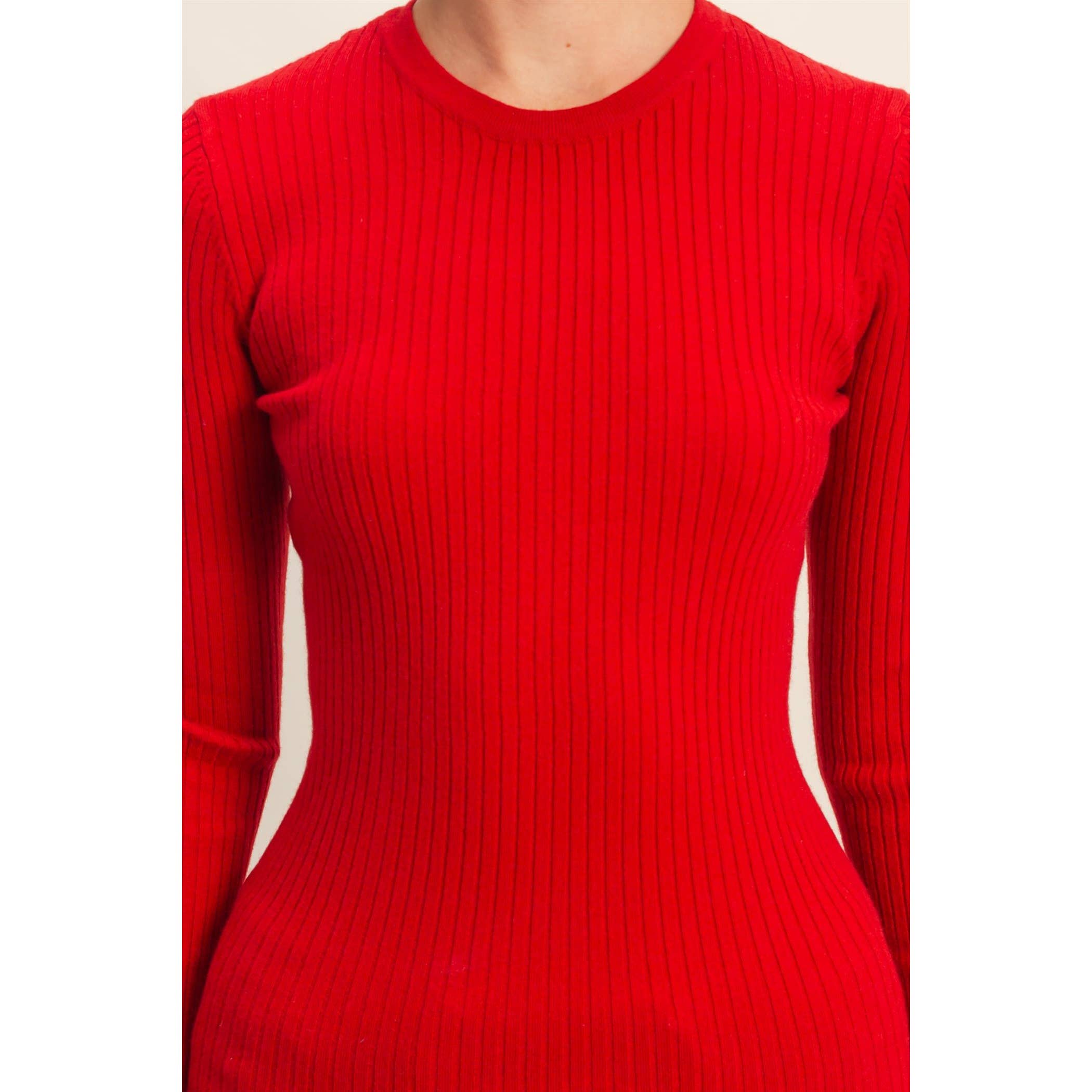 HYFVE - Wholesale Knit Top - Women's - Ribbed Long Sleeve Knit Top24