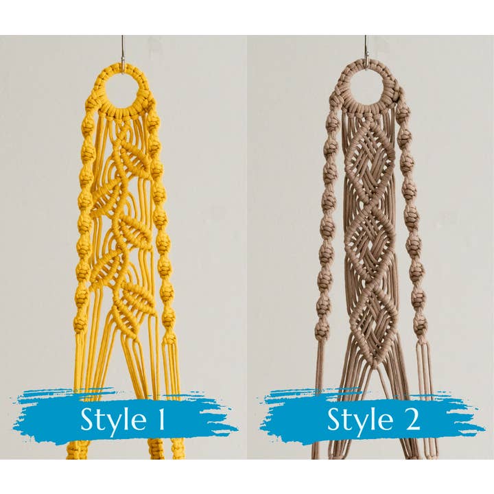 BeanDaikon - Wholesale Hanging Planter - Macrame Plant Hanger I71