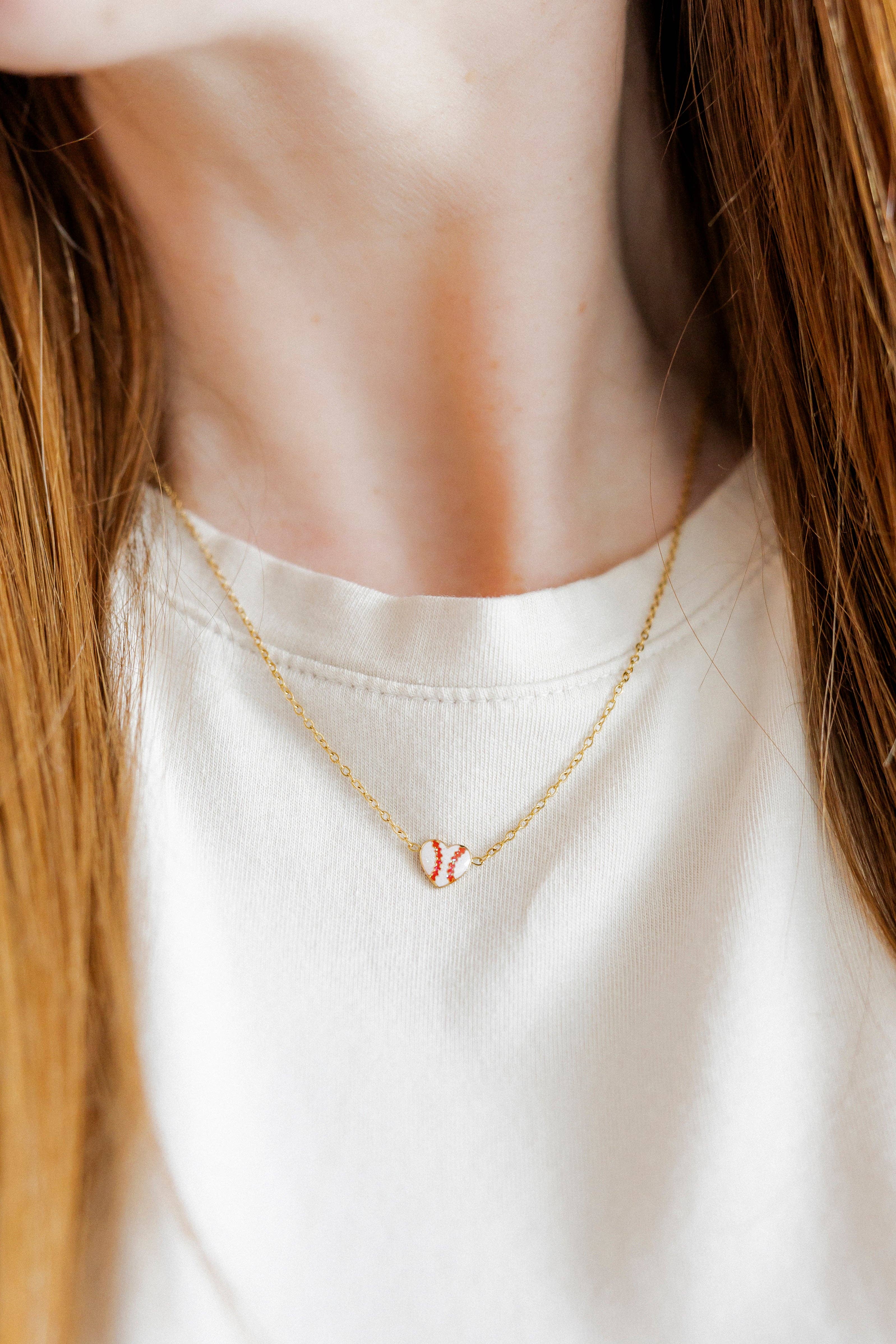 LINNY CO - Wholesale Pendant/Charm Necklace - Necklace - Baseball1