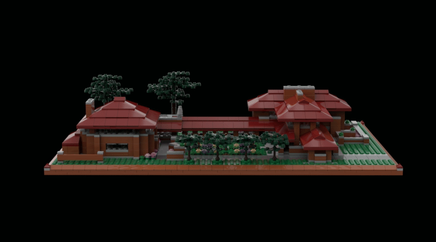 The Atom Brick - Wholesale Building Set - Kids - The Atom Brick Frank Lloyd Wright Darwin D. Martin House6