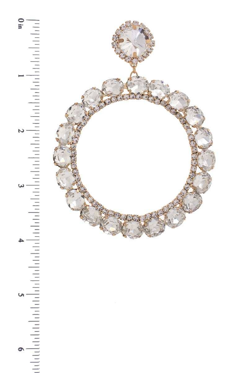 CC Wholesale Clothing - Vendita all'ingrosso Orecchini pendenti - Orecchini pendenti con strass.5