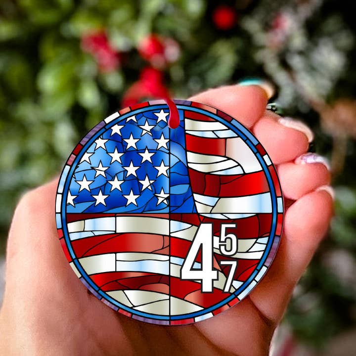 TMLECOM LTD - Wholesale Ornament - Ornament Donald Trump Christmas 45 47 President Trump