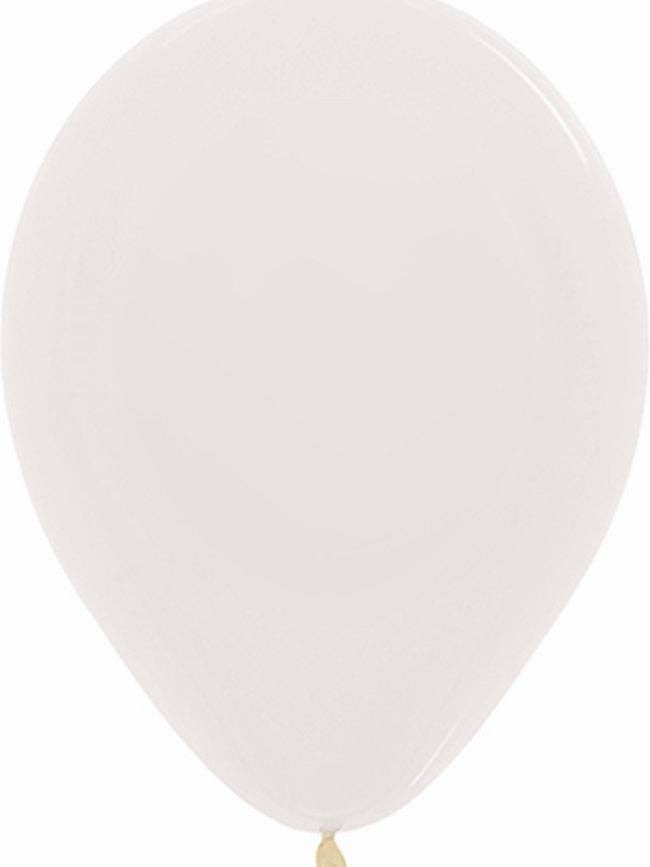 * Pack of 100 TRANSPARENT latex balloons R5 HQ for wholesale by Mis Globos