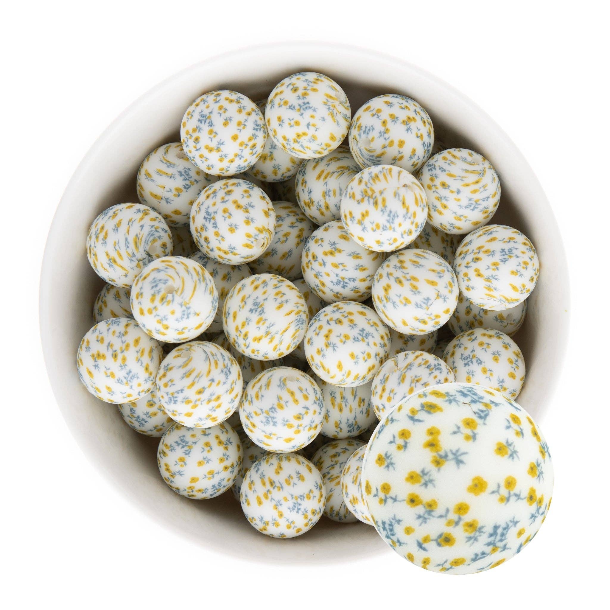 Cara & Co Silicone Craft Supply - Wholesale Craft Supplies - Standard Silicone Print Beads50