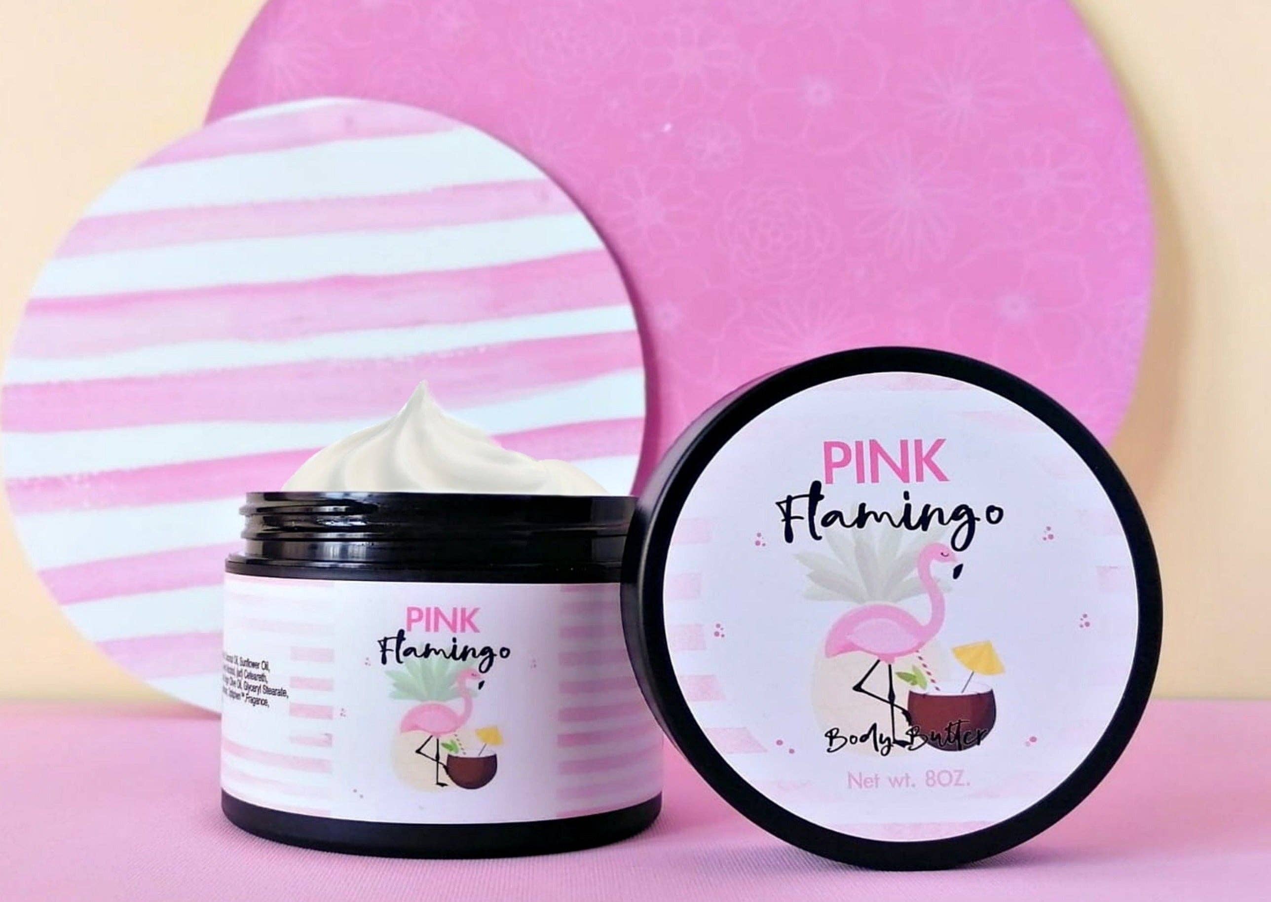 PINK FLAMINGO CANDLE – wholesale Body balm/butter – Pink Flamingo | Body Butter 8oz1