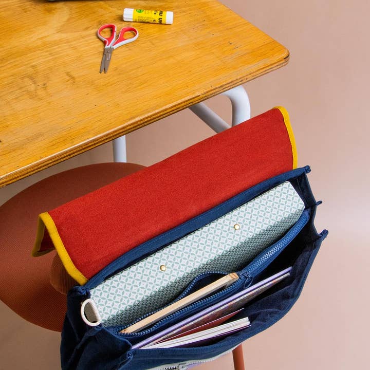 Hindbag - Wholesale Backpack - Kids - Léo Tricolore Terracotta Backpack4