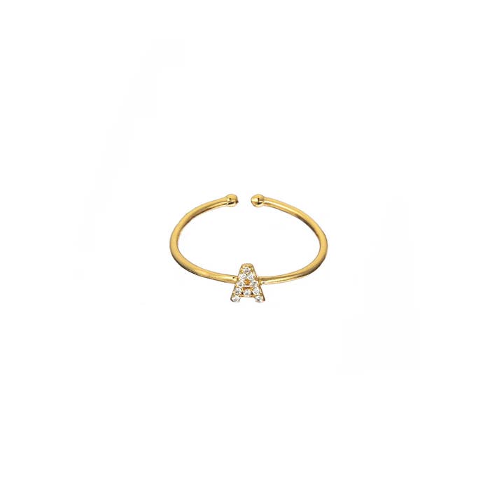 Brenda Grands Jewelry - Wholesale Band/Stacked Ring - Initial Rings (Adjustable)