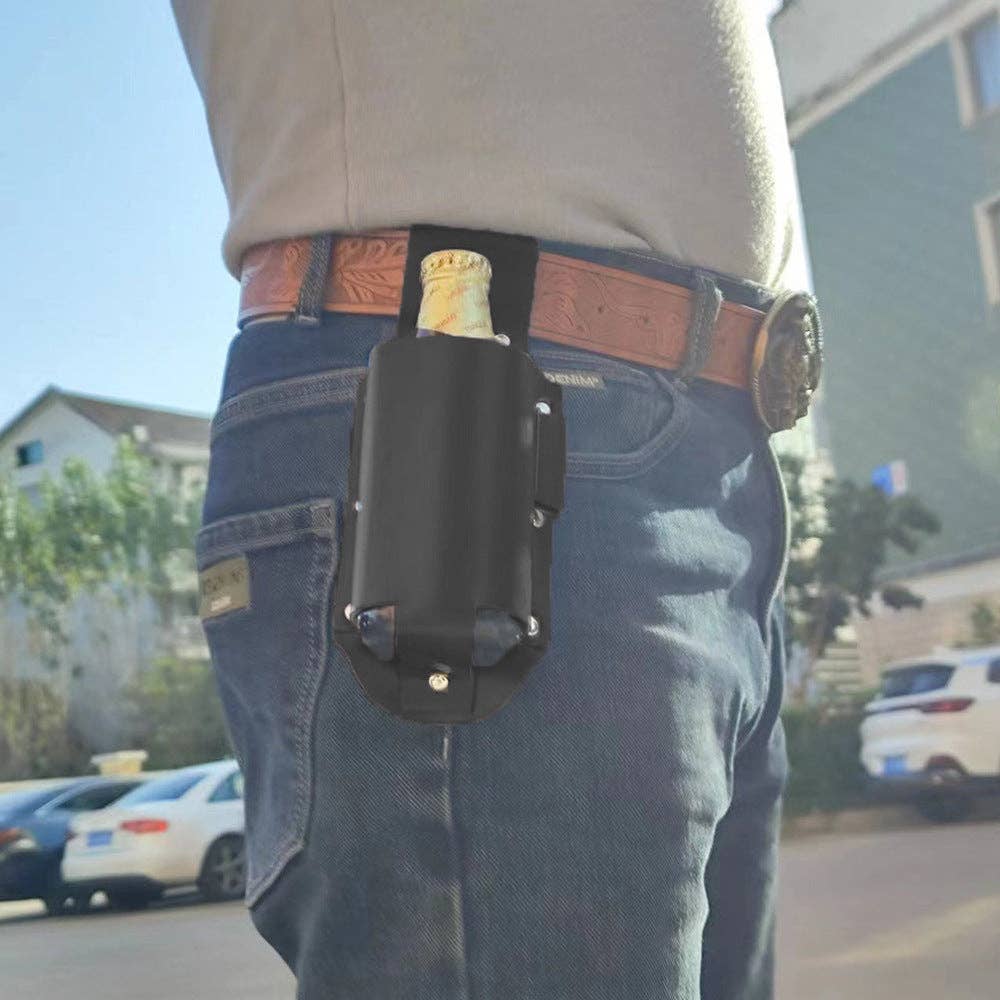 SALINA TRADING INC – Großhandel Flaschenregal/-halter – Bierflaschenhülle Halloween-Party Outdoor Leder Tragbare PU Wasserflaschenhalter1