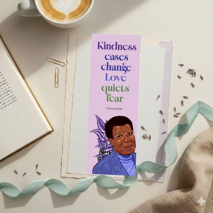 Octavia Butler Bookmark for wholesale by Taylor McManus Illustration