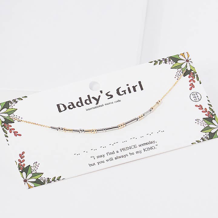 Fashion City - Wholesale Link & Chain Necklace - Positivity Morse Code Necklace13