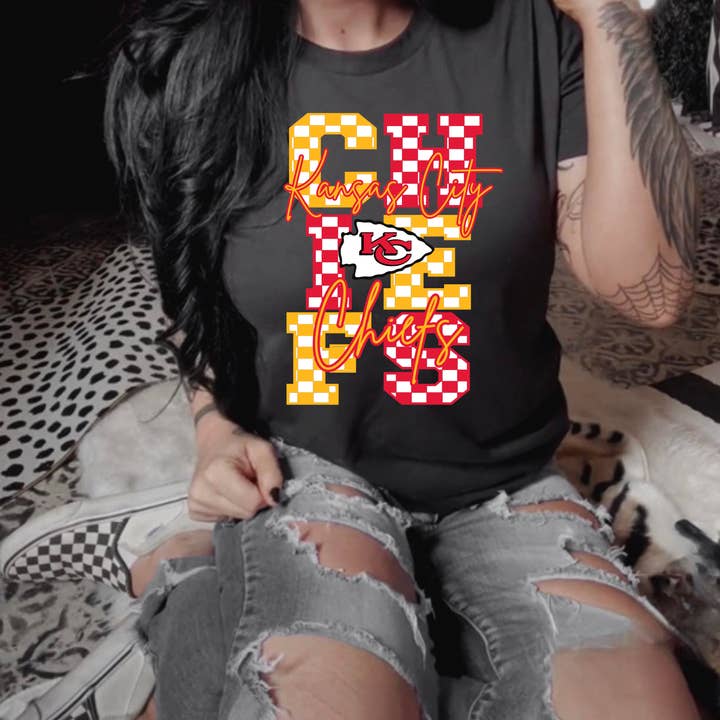 Checkered Chiefs for wholesale by Farm Life Crafting