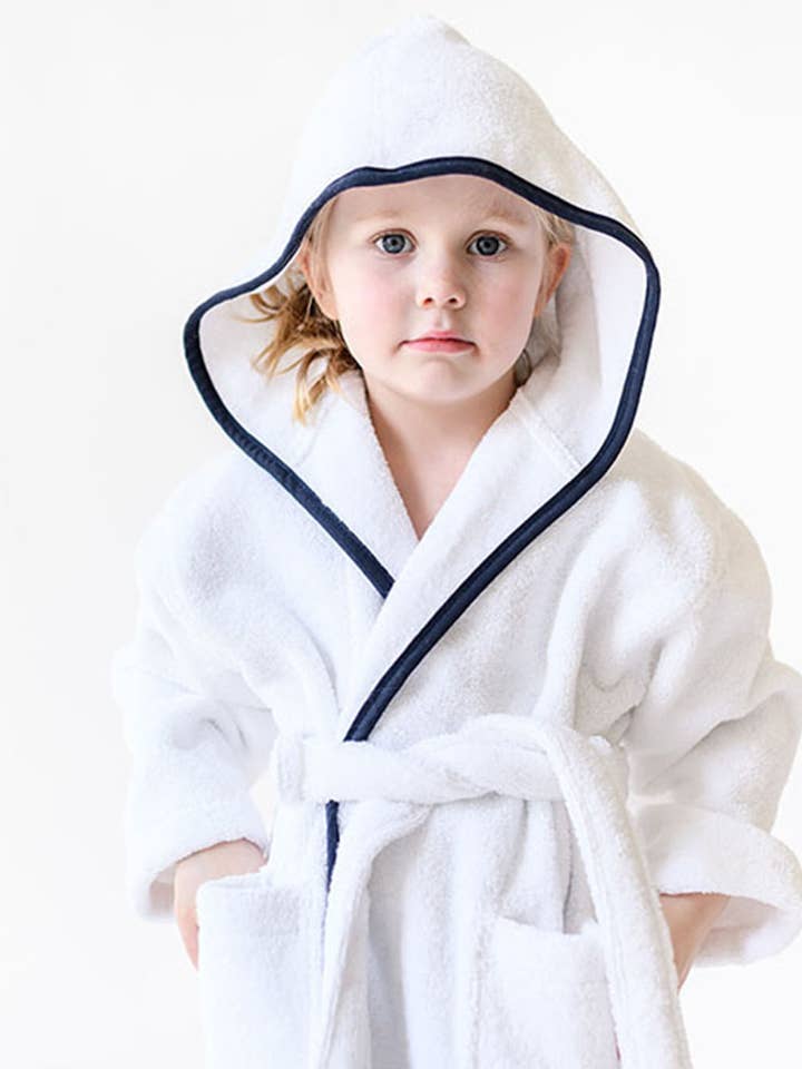 Turkish T - Wholesale Robe - Kids - Piped Terry Child's Bathrobe