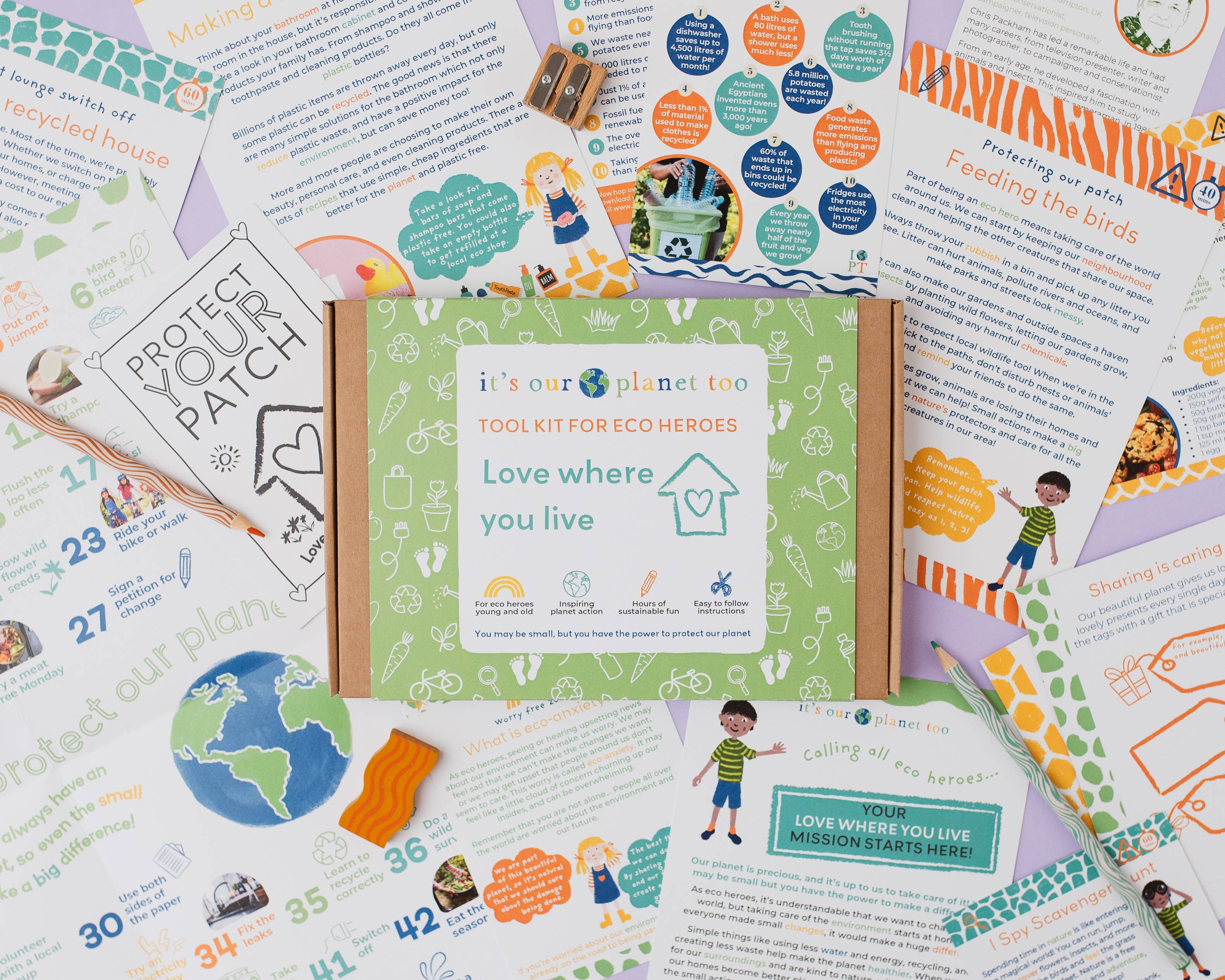 It’s Our Planet Too - Wholesale DIY Craft Kit - Kids - CHILDREN'S ECO ACTIVITY BOX - Love where you live