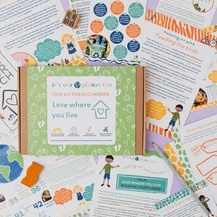 It’s Our Planet Too - Wholesale DIY Craft Kit - Kids - CHILDREN'S ECO ACTIVITY BOX - Love where you live0