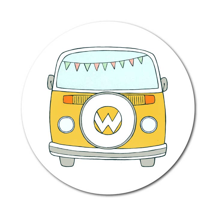 Volkswagen bus sticker for wholesale by Studio Kvinna